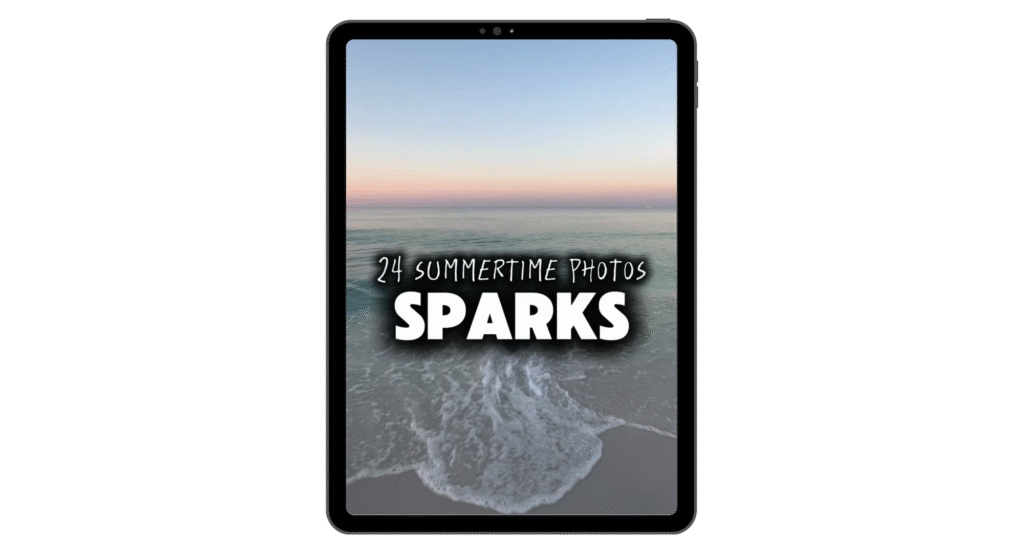 24 Summertime Photos - Sparks Capcut Template