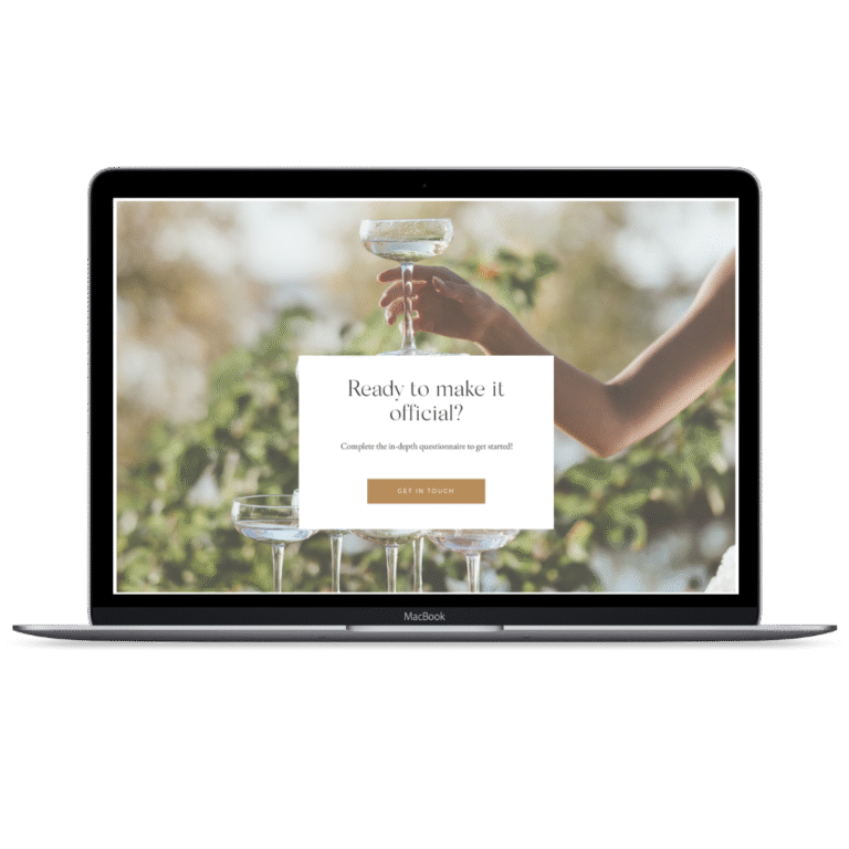 Brooke Voris Weddings - Website Design