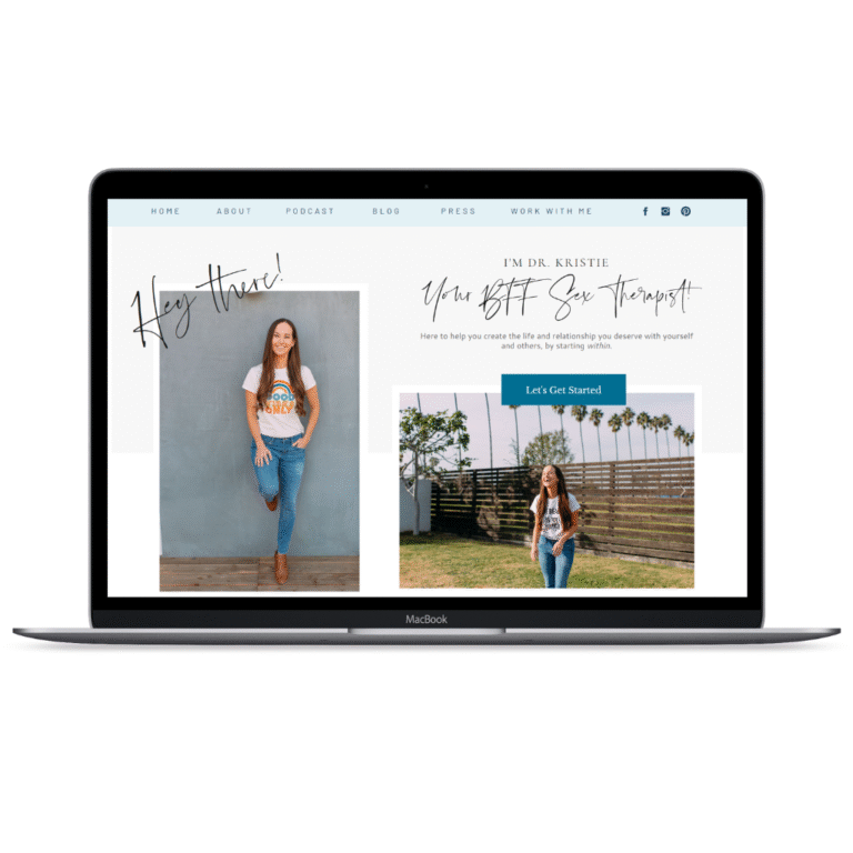 Dr. Kristie Overstreet - Website Design