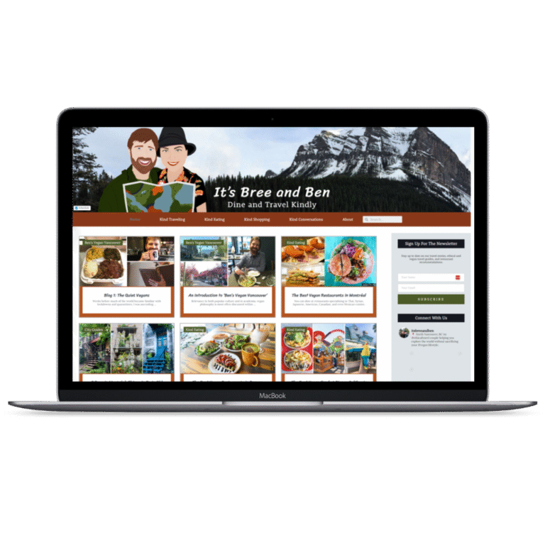 Its Bree & Ben - Website Design