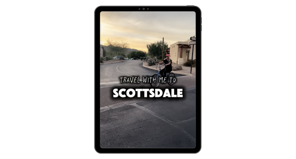 Travel with me to scottsdale