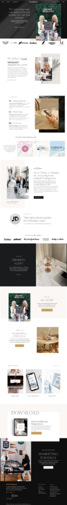 Twinning Pros Website - Showit