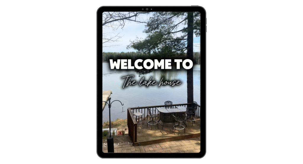 Welcome to the lakehouse capcut template (2)