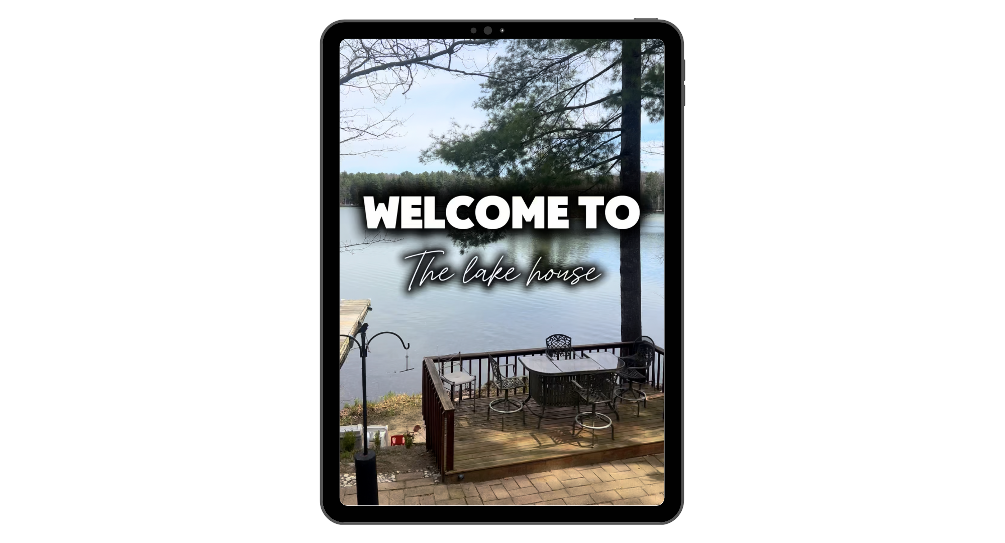 Welcome to the lakehouse capcut template (2)