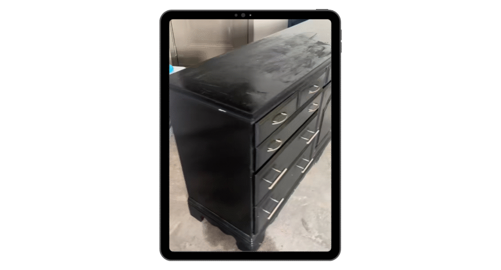 before & after - dresser -capcut template