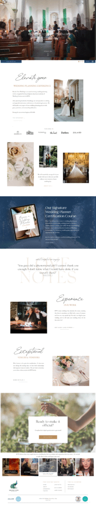 brookevorisweddings.com Website Designed by Twinning Pros