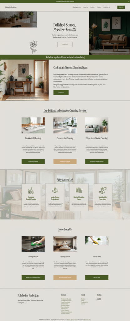 Polished to Perfection - Covington Cleaning Company