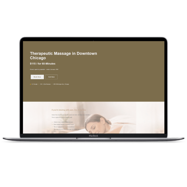 Delon Vita - massage Therapy in Chicago - WordPress