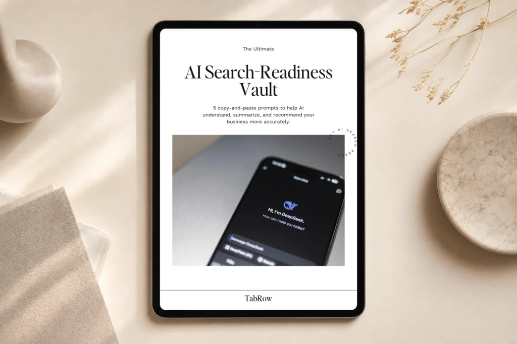 AI search readiness vault by Tabrow