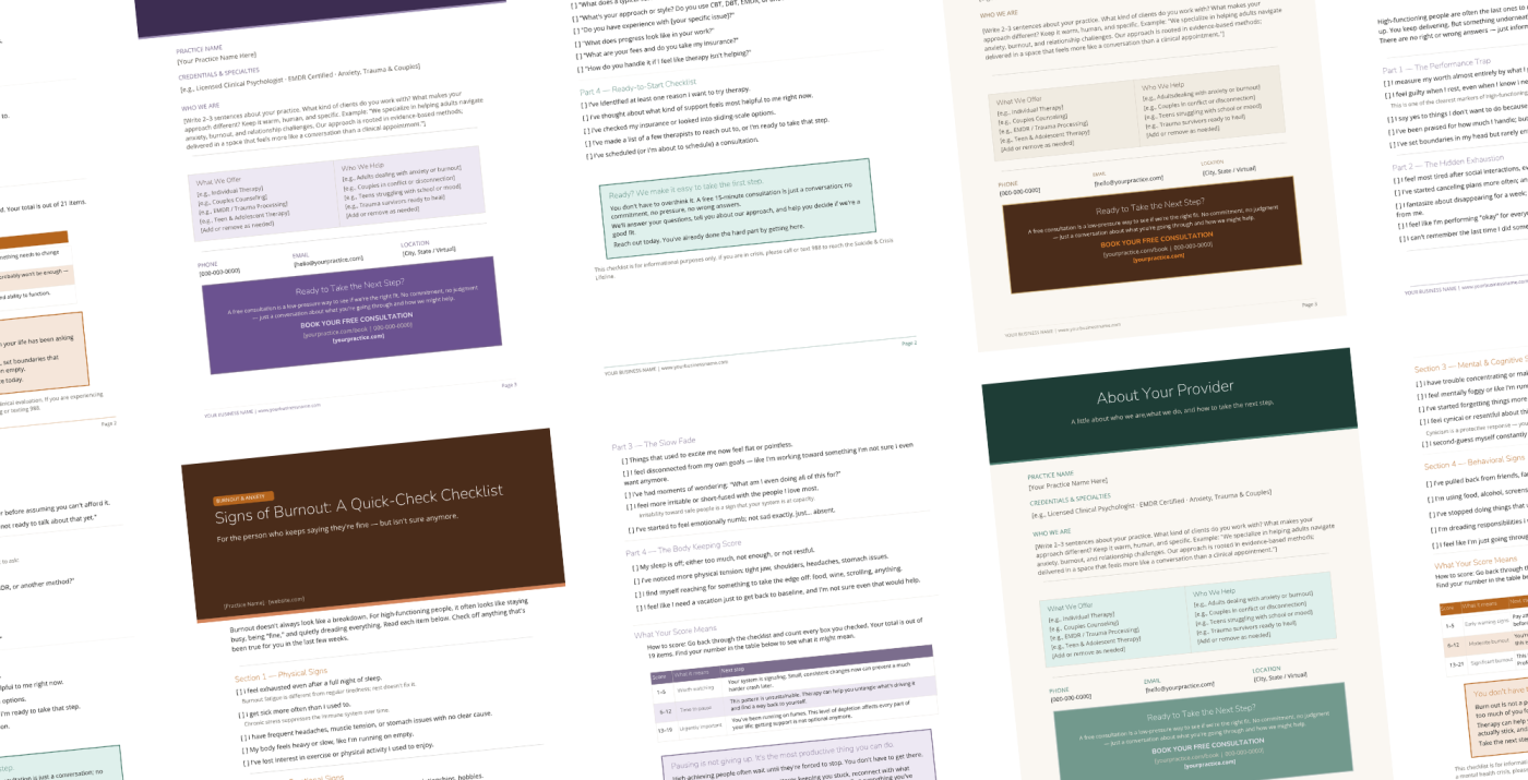 Checklist Lead Manets